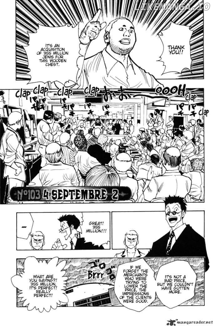Hunter x Hunter, Chapter 103 image 01